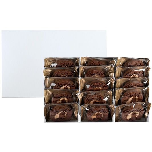 バラのフィナンシェ ショコラ1個箱 | 堂島ロールのパティスリー モン